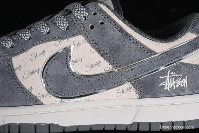Nike SB Dunk Low Stussy Anniversary Edition Premium Customized Low-Top Casual Sneakers - XX2025-508