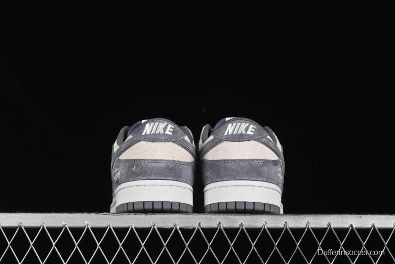 Nike SB Dunk Low Stussy Anniversary Edition Premium Customized Low-Top Casual Sneakers - XX2025-508