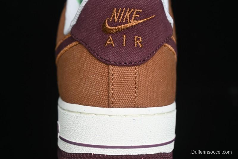 Nike Air Force 1 '07 Low Casual Sneakers with Full-Length Air Cushion - FQ8713-200