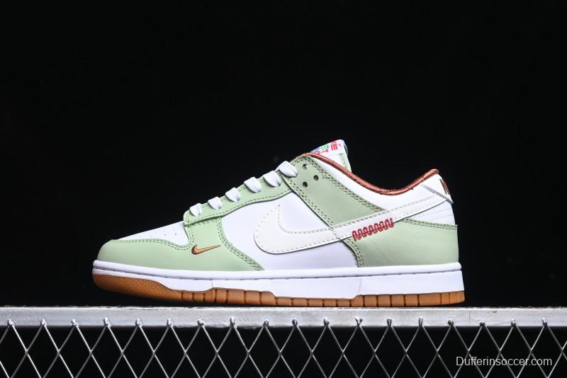 Nike Dunk Low Year of the Snake Themed Low-Top Casual Sneakers - HV6001-101