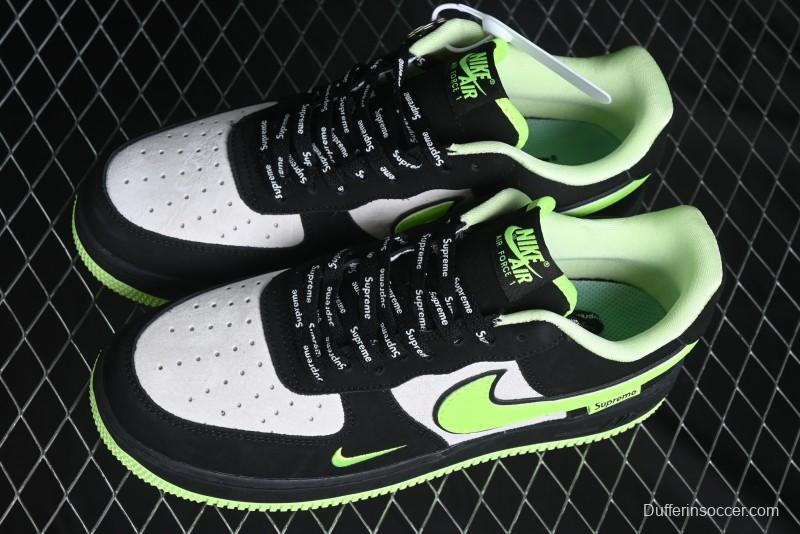 Nike Air Force 1 '07 Low Supreme Collaboration - Night Glow Low-Top Casual Sneakers - DF0188-009