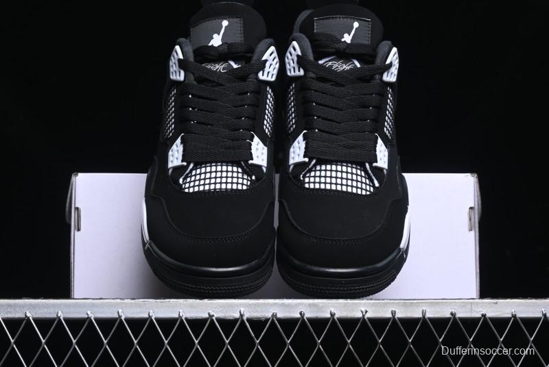Nike Air Jordan 4 Retro White Thunder Basketball Shoes - FQ8138-001