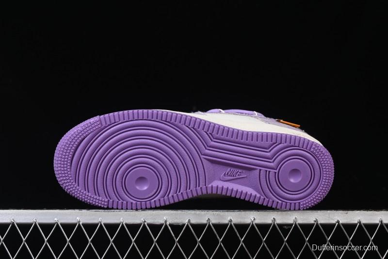 Nike Air Force 1 '07 Low x Gucci Pink Lace-Up Casual Sneakers - BD7700-022