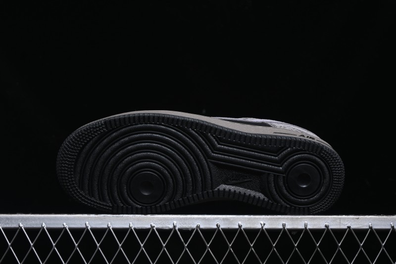 Nike Air Force 1 '07 Low Snake Year Themed Low-Top Casual Sneakers - HF2898-001