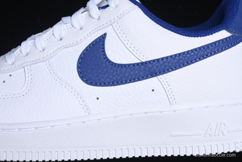 Nike Air Force 1 '07 Low Top Leather Casual Sneakers with Full-Length Air Cushion - CT3839-101