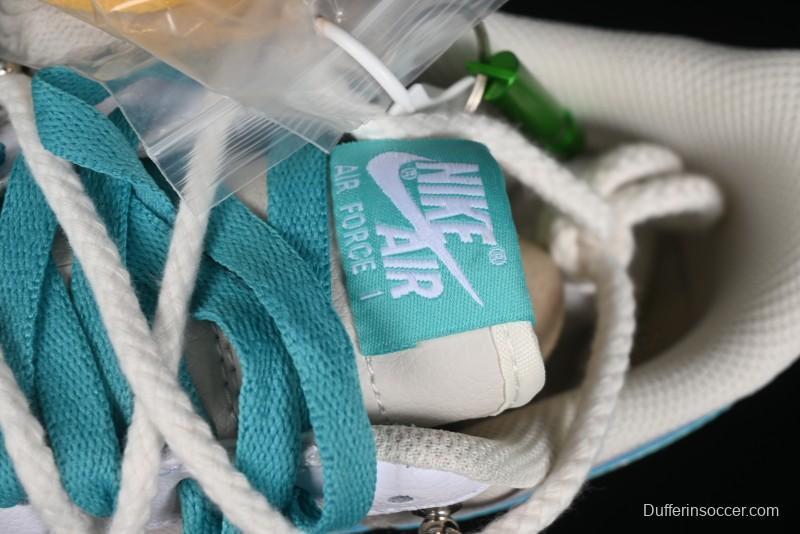 Nike Air Force 1'07 Low "Keep Smile" Casual Lace-Up Sneakers - DZ1328-112