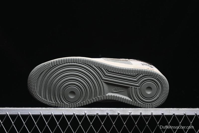 Nike Air Force 1 Low "Green Dragon Crescent Blade" Casual Sneakers - CD1212-555