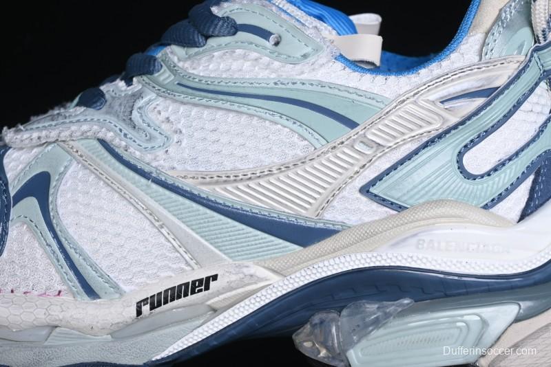 Balenciaga Runner Kith Four Color Retro Casual Sneakers - W3RXP9402