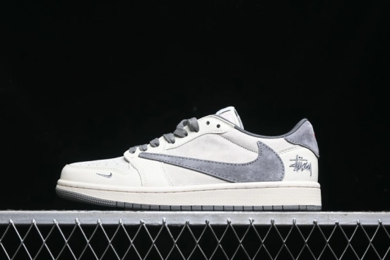 Nike Travis Scott x Fragment Design x Air Jordan 1 Low OG SP AJ1 Retro Sneakers - XZ6868-001