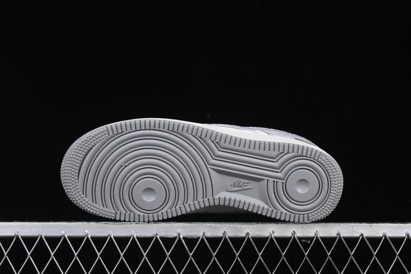Nike Air Force 1'07 Low The North Face Collaboration Pig Grey Snake Print Low-Top Casual Sneakers - DF0188-027