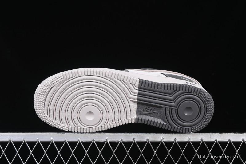 Nike Air Force 1 '07 Low North Face Collaboration Light Grey Two-Tone Low-Top Casual Sneakers - DM6688-046