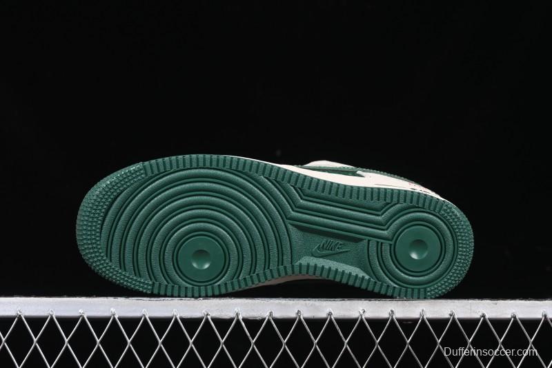 Nike Air Force 1 '07 Low The North Face Collaboration Green Snake Scale Casual Sneakers - DM6688-015