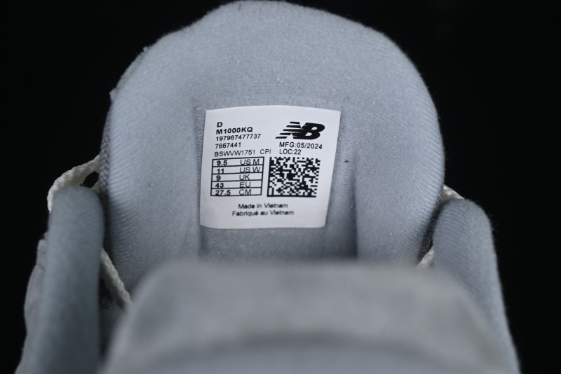 New Balance 1000 Series Retro Dad Style Low-Top Casual Running Shoes - M1000KQ