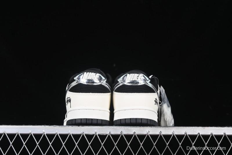 Nike SB Dunk Low Stussy Anniversary Edition Customized Low-Top Casual Skate Shoes - KK1333-015