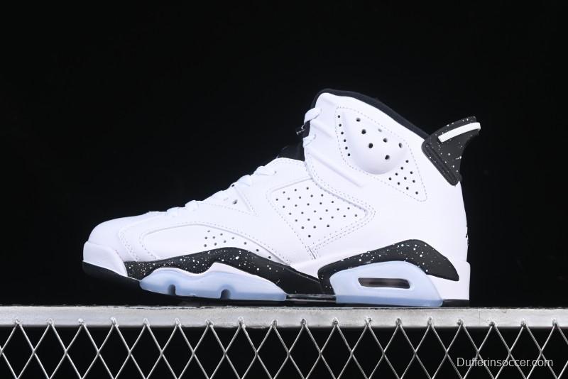 Nike Air Jordan 6 Retro White And Black Basketball Shoes - CT8529-112