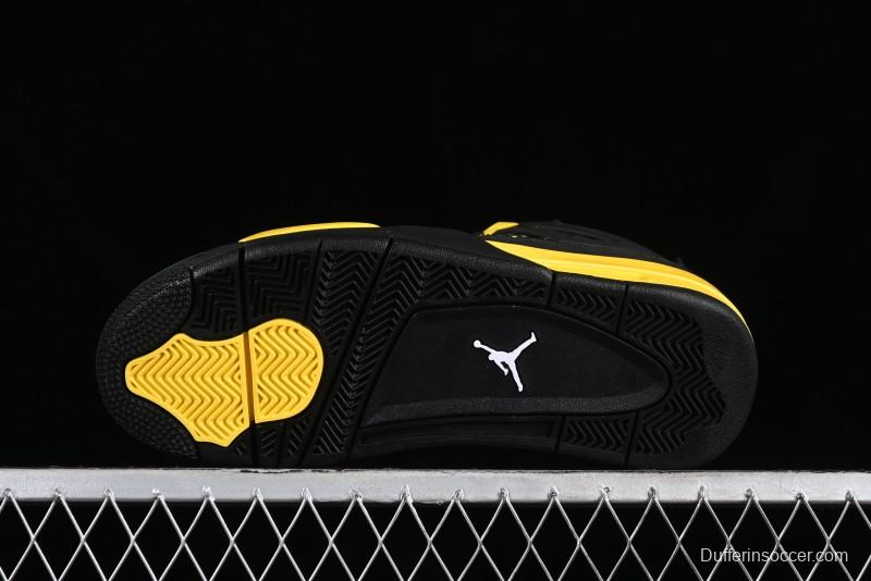 Nike Air Jordan 4 Retro Basketball Shoes Thunder - DH6927-017