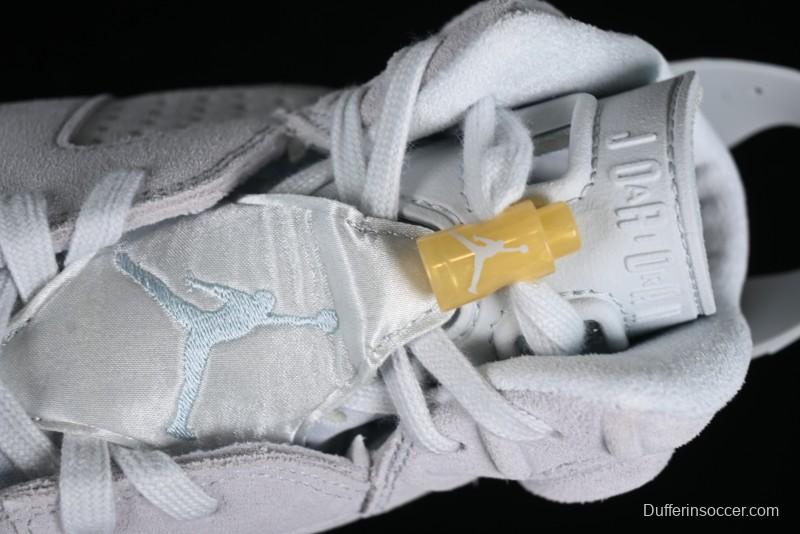 Nike Air Jordan 6 Retro Paris Olympics Sneakers with Metallic Gold Accents - DQ4914-074