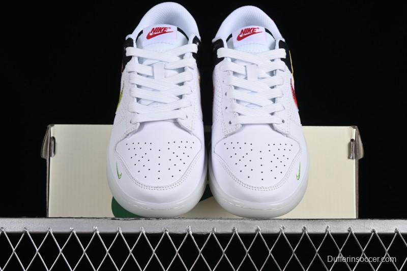 Nike SB Dunk Low Multi-Color Crystal Anniversary Customized Low-Top Casual Skate Shoes - JH8039-935