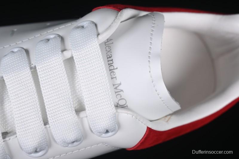 Alexander McQueen Oversized Sneakers with Red Suede Heel Detail - D.E5