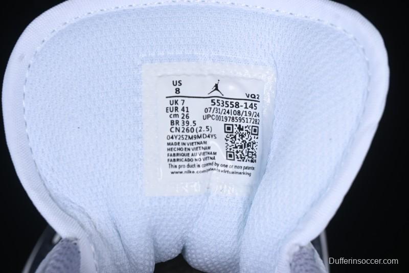 Nike Air Jordan 1 Low AJ1 Haze Purple Casual Lifestyle Sneakers - 553558-145