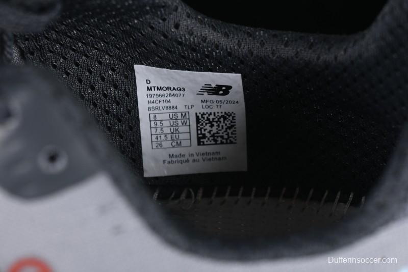 New Balance Fresh Foam X More V3TDS Low-Top Running Shoes with Durable Slip-Resistant Outsole - MTMORAG3