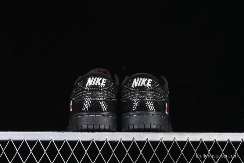 Nike SB Dunk Low Year of the Snake Limited Edition - Black Snake Anniversary High-End Custom Low-Top Casual Sneakers - CH8311-233
