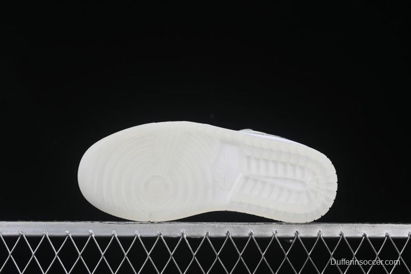 Nike Air Jordan 1 Low AJ1 Amber Green Low-Top Casual Sneakers - HF4078-100