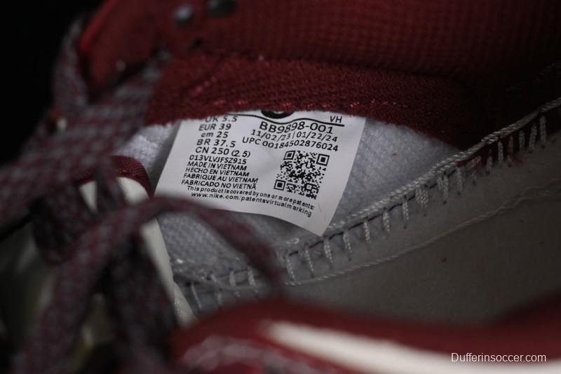 Nike SB Dunk Low Stussy Collaboration - Burgundy Starry Sky Anniversary High-End Custom Low-Top Casual Skate Shoes - BB9898-001