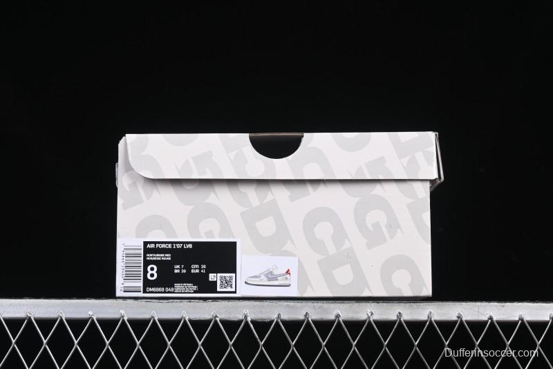 Nike Air Force 1 '07 Low The North Face x CDG Retro Casual Sneakers with Full-Length Air Cushion - DM6688-049