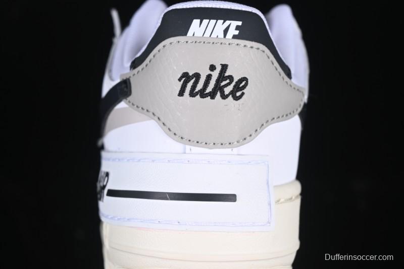 Nike Air Force 1 Shadow Low-Top Sneakers with Lightweight EVA Midsole and Anti-Slip RB Rubber Outsole - DZ1847-110