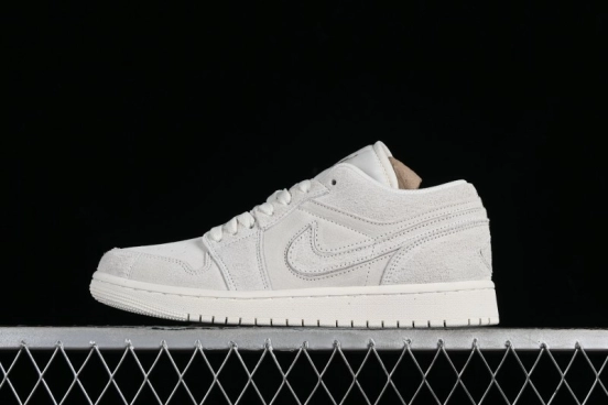 Nike Air Jordan 1 Low AJ1 Casual Sneakers in Earth Gray - FQ3055-100