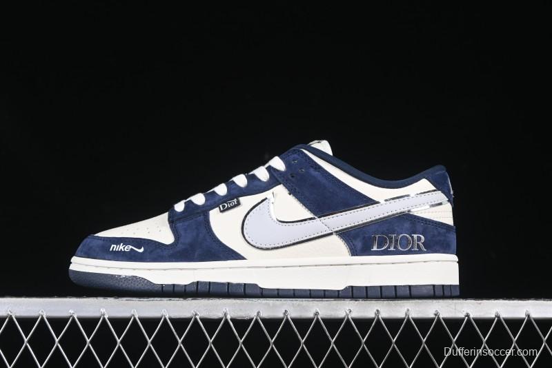 Nike SB Dunk Low Dior Collection Anniversary Custom Low-Top Casual Skate Shoes - KK1333-033