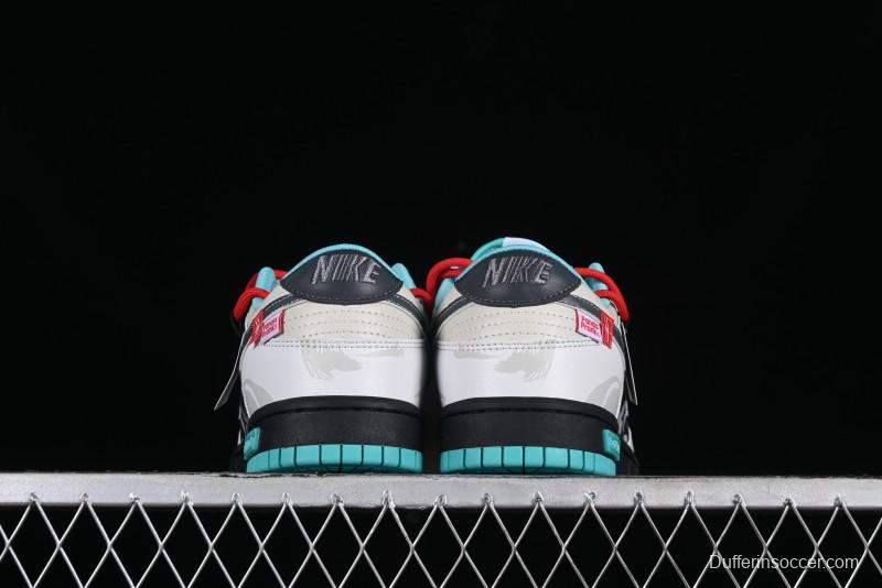 Nike Dunk Low Panda Prank CNY Year of the Dragon Limited Edition SB Low-top Casual Sneakers - DV0831-101