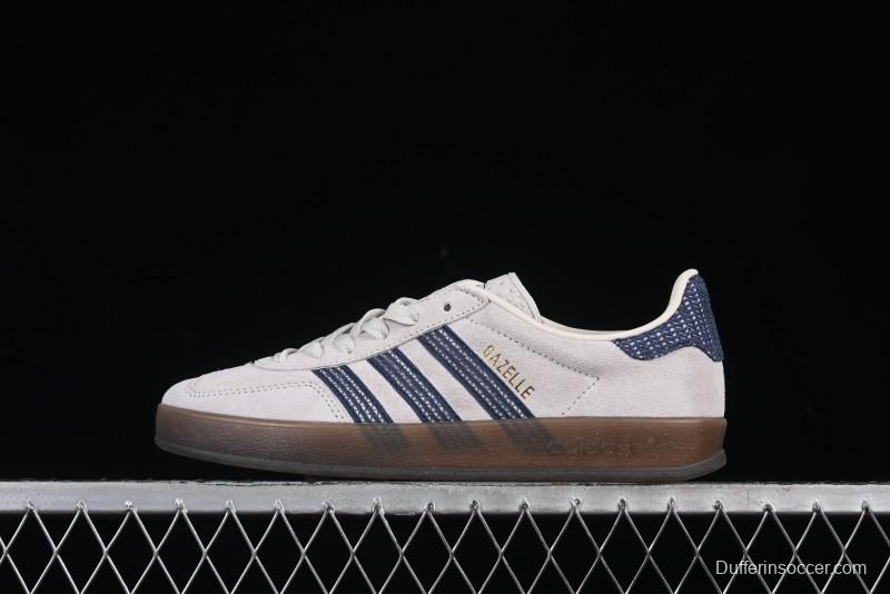 Adidas Originals Gazelle Indoor JR3381 Retro Casual Slip-Resistant Wear-Resistant Low-Top Sneakers