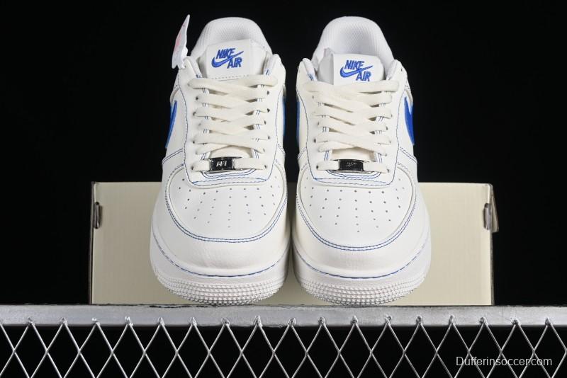 Nike Vlone x Air Force 1 '07 Low Collaboration Light Blue Casual Sneakers - AA5360-011