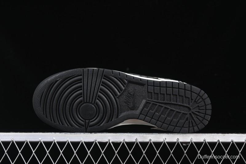 Nike SB Dunk Low Lightning Collaboration Daisy White Swoosh Anniversary Custom Low-Top Casual Skate Shoes - DJ2024-073