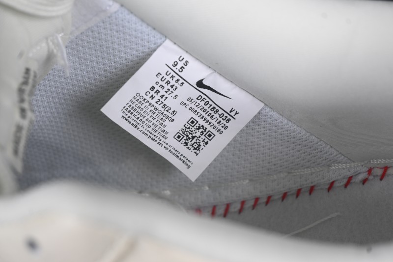Nike Air Force 1 '07 Low Casual Sneakers in Light Grey with Custom Hardware - DF0188-036