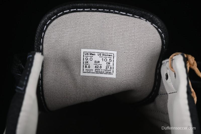 Vans Premium Old Skool 36 Full-Grain Leather Retro Skate Shoes - VN000D57BLK