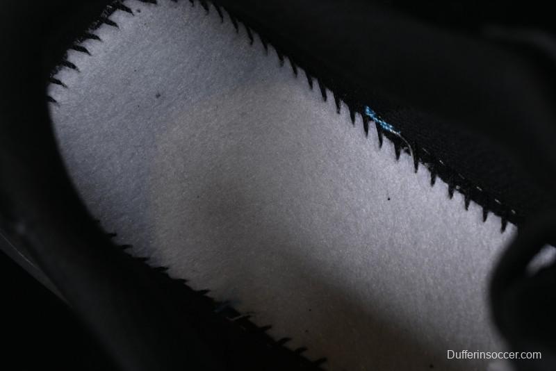 Choco Concert Leather Round Square Asymmetric Fashion Sneakers Black - AJE5