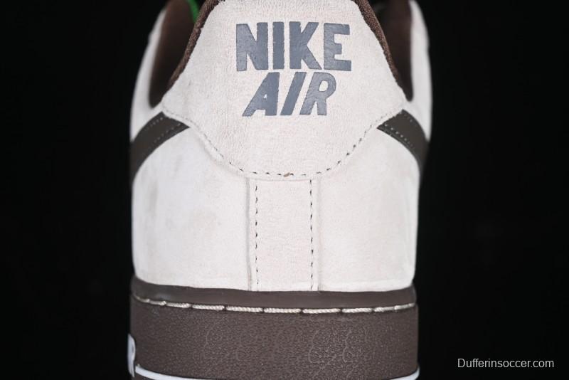 Nike Air Force 1 '07 Low Casual Sneakers with Full-Length Air Cushion - HQ3485-104