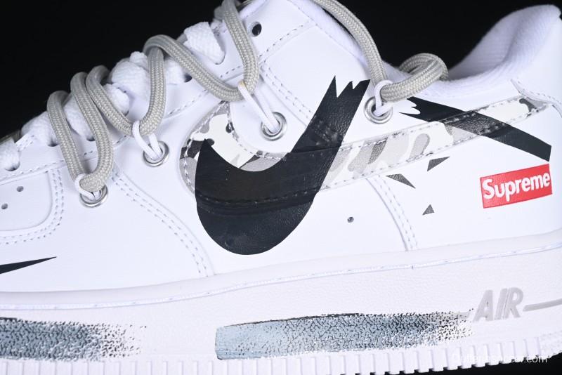 Supreme x Nike Air Force 1 '07 Low "Box Logo" Casual Sneakers - UP1658-955