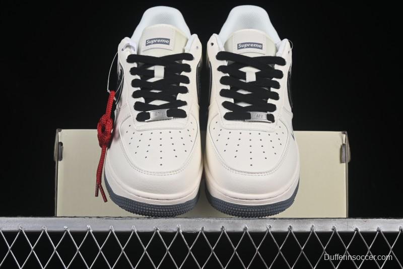 Nike Air Force 1 '07 Low Supreme Collaboration Two-Tone Beige Low-Top Casual Sneakers - XZ6188-362