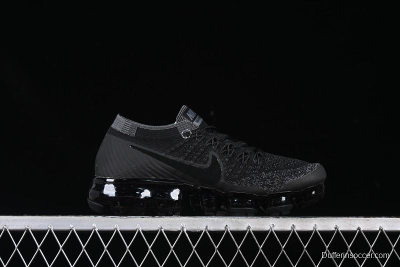 Nike Vapormax Flyknit Breathable Casual Running Shoes with Full-Length Air Cushion - 849558-007