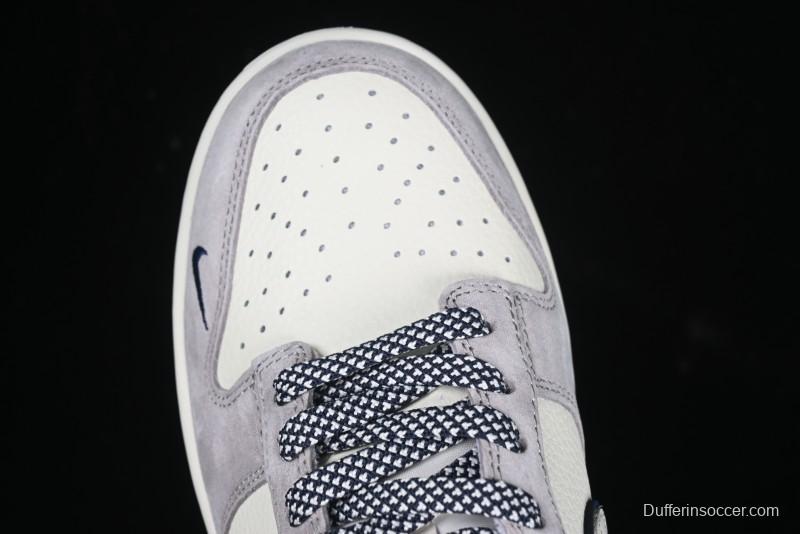 Nike SB Dunk Low MLB Collaboration Embroidered Blue Logo Anniversary Custom Low-Top Casual Skate Shoes - DJ2024-092