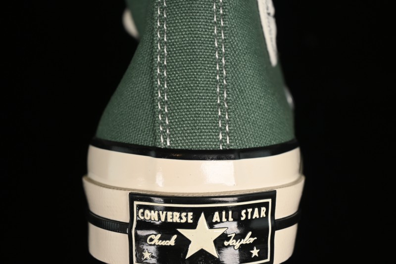 Converse Chuck 1970s High Top Casual Canvas Sneakers in Pine Green - A06521C