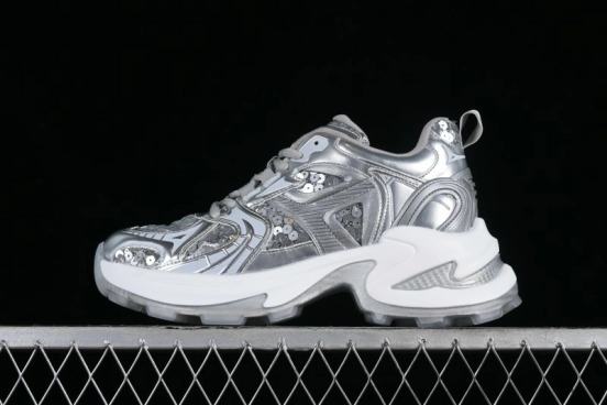 GG-CC Casual Sandals with Asymmetric Design and Cool Functional Style - 70119-3 Silver