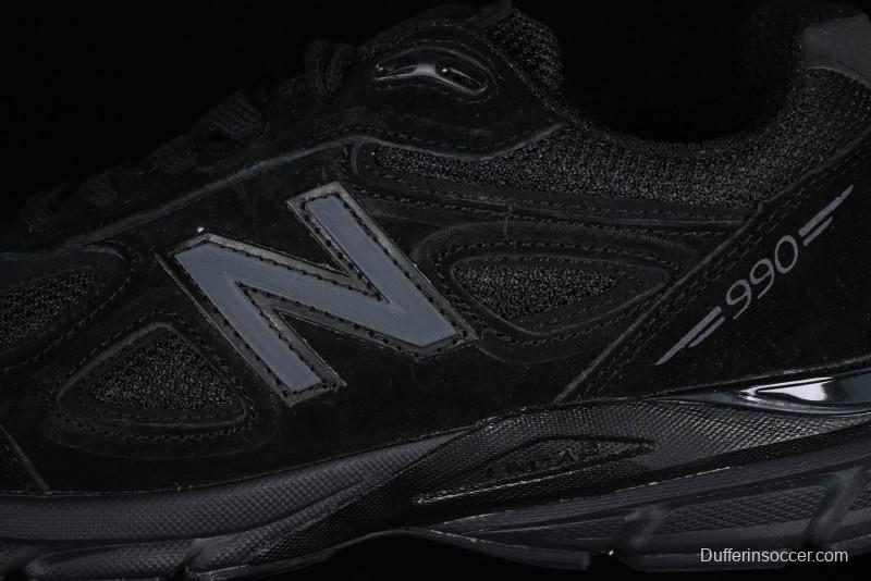 New Balance 990 Series Premium Retro Running Shoes with Carbon Midsole - M990BB4