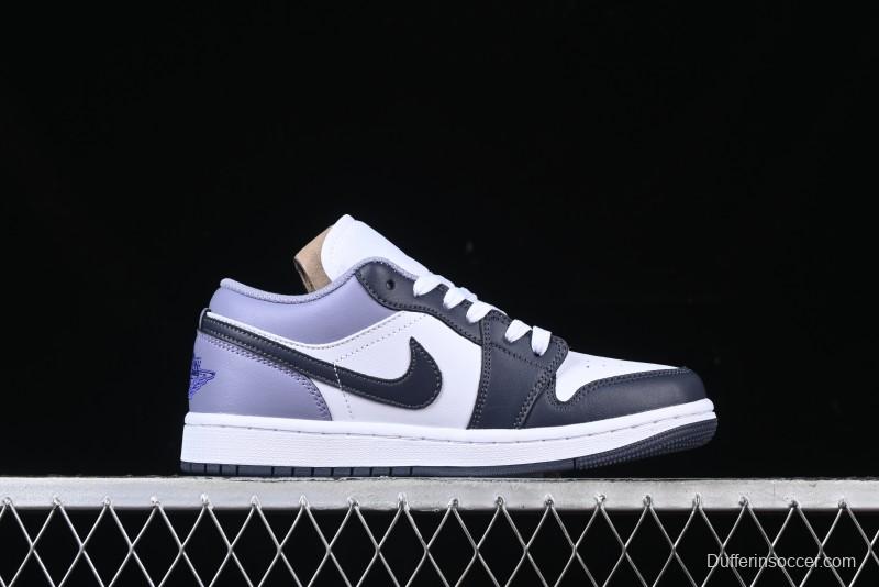 Nike Air Jordan 1 Low AJ1 Haze Purple Casual Sneakers - 553558-145