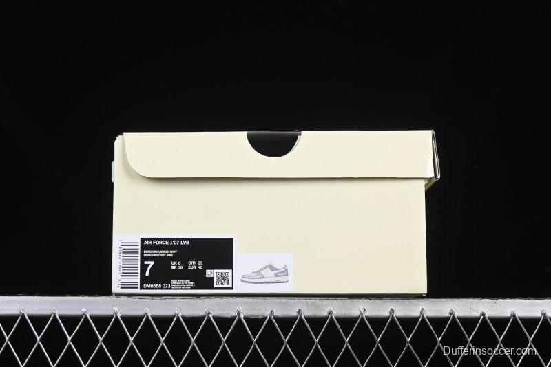 Nike Air Force 1 '07 Low Supreme Collaboration Polka Dot Swoosh Casual Sneakers - DM6688-023