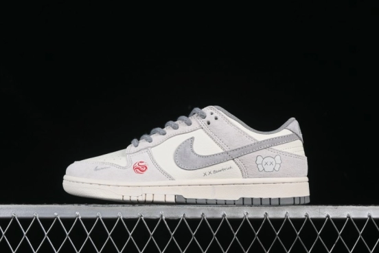 Nike SB Dunk Low KAWS Year of the Snake Collaboration Anniversary Customized Low-Top Casual Skate Shoes - YX5066-250